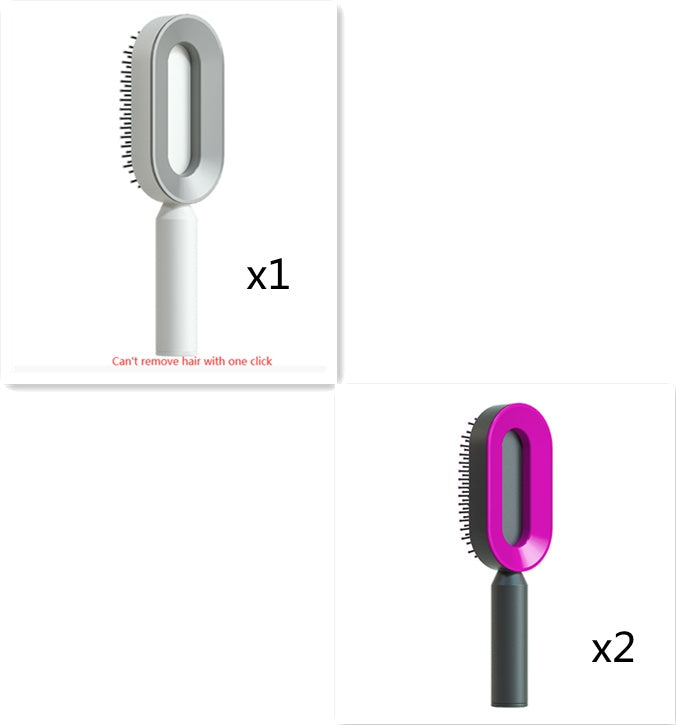 Self cleaning hair brush from bloomritual store