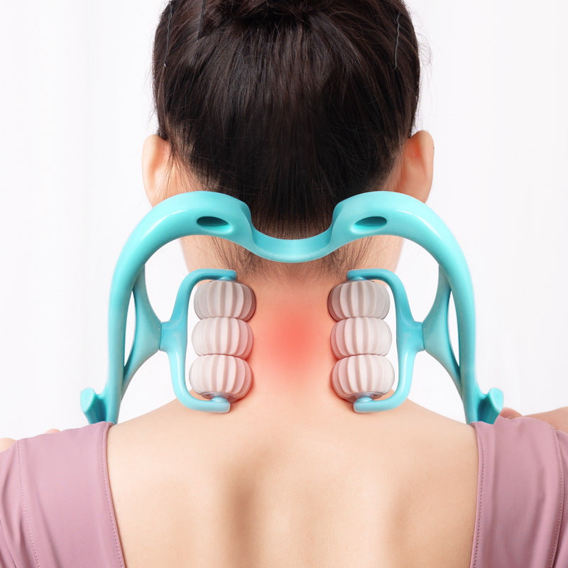 Six-wheel neck messager relieve rooler from bloomritual store