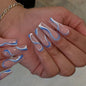 Wearing Nails Finished Soft Nails False Nails