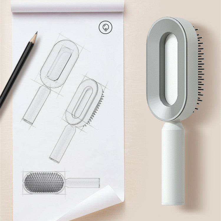 Self cleaning hair brush from bloomritual store