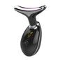 EMS neck lifting and tightening massager from Bloomritual Store, featuring LED, clean, and heat functions.