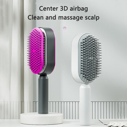 Self cleaning hair brush from bloomritual store