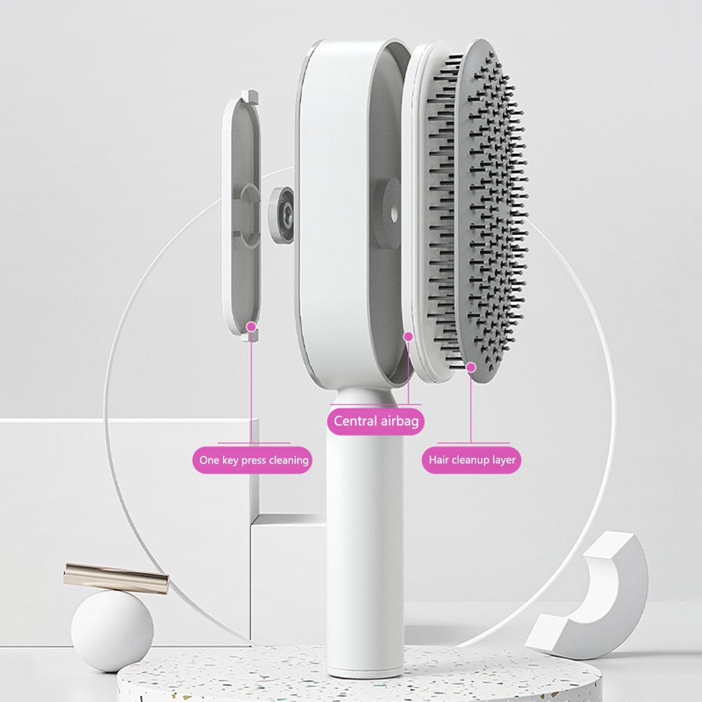 Self cleaning hair brush from bloomritual store