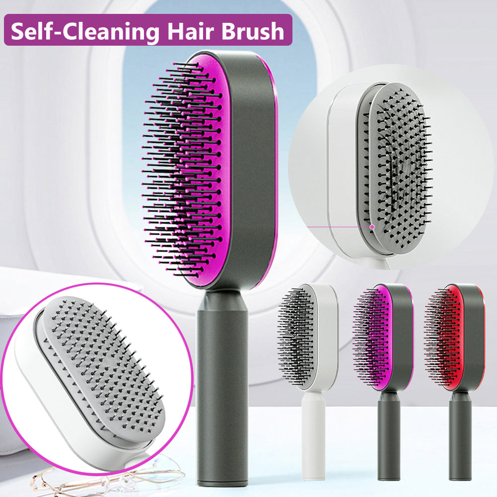 Self cleaning hair brush from bloomritual store